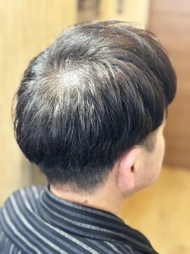 ヘアサロンネクスト(Hair salon NEXT) クラウドマッシュの七三分けスタイル