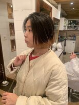 ラレイ(Lalei)&nbsp;＊切りっぱなしミニボブ/ボブ/裾カラー/ダブルカラー