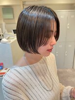 ベンジー 蔵前店(benji)&nbsp;【benji 蔵前】ハイライト×ショートボブ/蔵前/新御徒町美容室