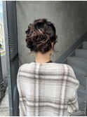 bibito ヘアセット　ヘアアレンジ　ねじねじ