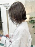 ボブスタイル×透明感カラーM-9
