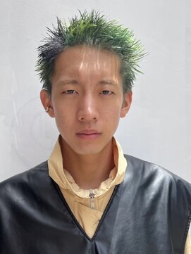 ノブレス ノアール(NOBLESSE NOIR) ハイトーンデザインカラー＋スパイキーショート