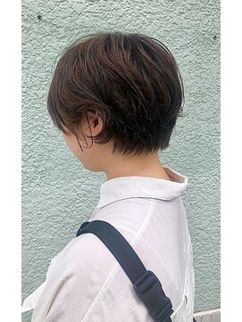 ヘアードレッシングショップ サロ(Hair Dressing Shop Salo) 丸みマッシュショート×オリーブブラウン#３０代#４０代#５０代