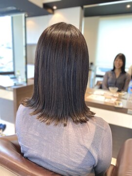 フロア(FLOOR) 外はねロブ/オージュアトリートメント/グレージュ