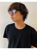 外国人風スパイラルパーマ