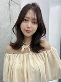 憧れ韓国くびれヘア/顔まわりカットレイヤーカット艶髪黒髪