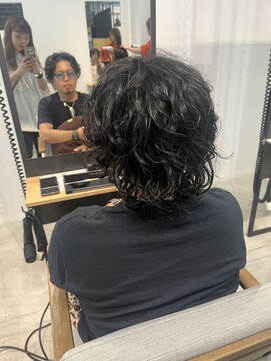 リンダ(LINDA) メンズパーマ/センターパート/メンズスタイル[札幌美容室LINDA]