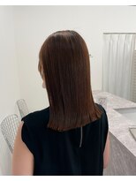 ヌーヴェル(nouvelle)&nbsp;ぷつっとミディ×縮毛矯正