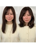 《me’lou》くびれレイヤー×ミディアム20代30代40代50代