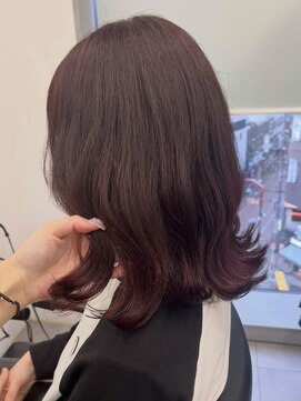 ゴウトゥデイシェアサロン 町田店(GO TODAY SHAiRE SALON) ブリーチなしボルドーカラー【町田】
