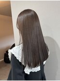 ブリーチ無しグレージュカラー
