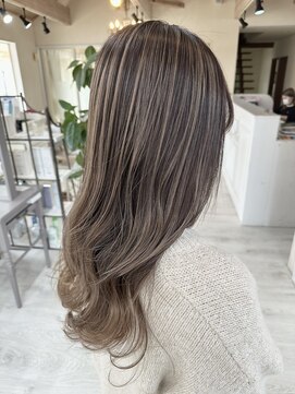 アップル(APPLE) バレイヤージュカラー