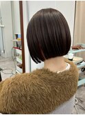 ミニボブレイヤーボブワンレン髪質改善バイカルテ縮毛矯正美髪