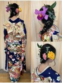 ゆるくふわっとした編み込み