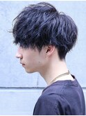 夏髪ツヤ感でパーマスタイルを存分に