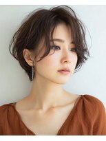 ハーツ(Heart's)&nbsp;ショート×白髪ぼかしカラー