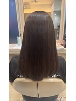 ラディシュ さがみ野(RADISH)&nbsp;20代30代髪質改善メテオカラー暗めカラーレイヤー夏ミディ艶感