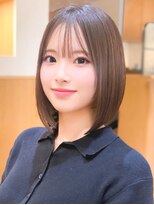 ルエ(rue)&nbsp;ひし形ショートボブ×前下がりボブ×前髪あり20代30代40代50代