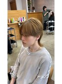 センターパートマッシュウルフ|10代20代30代金沢メンズ