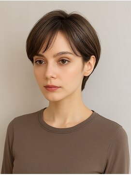 カイル (KAIL) 耳掛けマッシュショート/【仙台美容室東口KAIL40代50代60代】