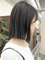 ノード(NODE)&nbsp;栄黒髪垢抜け切りっぱなしボブヘア