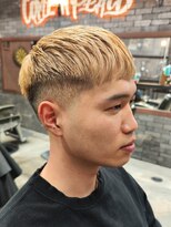 フォーコーナーズカットショップスリーセント 栄(FourCornersCutShop 3/cent)&nbsp;クロップ/ハイトーン/フェードカット