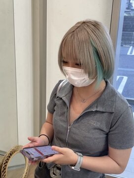 リアン(LIAN) ハイライトカラーミルクティーベージュケアブリーチダブルカラー