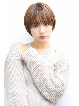 ソレイユ(Soleil) ショートボブ/20代/30代/40代/ワンカール/くびれヘア/小顔