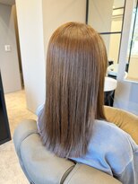 ポノフォーヘアー(PONO for hair)&nbsp;艶やかで柔らかな仕上がりのミルクティーストレート