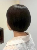 横須賀中央ハンサムショートボブ白髪ぼかしハイライト白髪染め