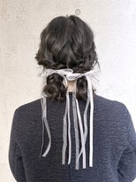 ティエラ 原宿 表参道(Tierra)&nbsp;【Tierra美侑】お呼ばれヘアはふわふわツインお団子ヘアで可愛く