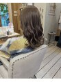 アグ ヘアー カナ 気仙沼店(Agu hair qana)&nbsp;ブリーチなし！明るめオリーブカラー