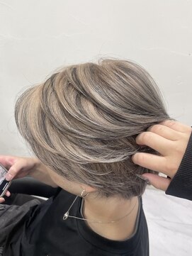 リード 渋谷店(REEED) 《メンズデザインカラー》ミルクティーベージュ×ローライト