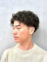サームマン 人形町(SARM MAN)&nbsp;波巻きツイスパ×フェードショート