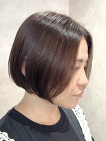 エンクス(enx)&nbsp;ミルクティーブロンド/ダークブルー/デジタルパーマ/鶴ヶ峰MH54