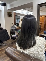 ヘアーサロン ラフリジー(Loufreasy)&nbsp;オイルカラーで叶える透明感グレージュ×結べるセミレイヤー