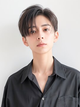 カバーヘア ブリス 北浦和(COVER HAIR bliss) 黒髪センターパート刈り上げコンマヘア20代30代40代p北浦和