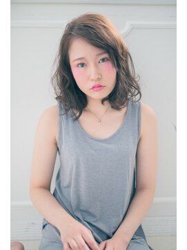 リープアルケー ヘアアンドヘッドスパ 錦糸町北口店(leap arche Hair&head spa) 大人かわいいボブルフウェーブ[錦糸町 髪質改善]