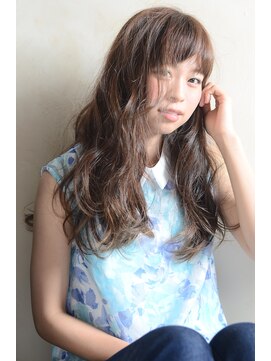 シェア(SHARE hair make works) 【SHARE】☆ニュアンスパーマで色気ロング☆