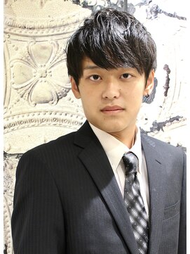 ヨシザワインク プレミアム 築地店(YOSHIZAWA Inc. PREMIUM) メンズ☆ビジネス黒髪/カジュアル/ツーブロックショート爽やか