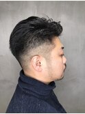 ☆フロント立ち上げ流しスキンフェードカット 千代田×河内長野