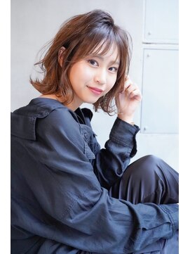 ケイト(kate) 【kate 大宮】ショコラブラウン×外ハネミディ