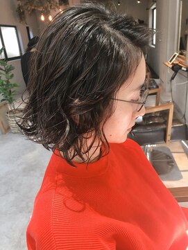 エラマ ヘアメゾン(elama hair maison) 【elama】切りっぱなしウェーブパーマ
