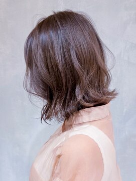 アルバム 渋谷パルコ(ALBUM) ミルクティーグレージュ_セミウェットウェーブ_ba303871