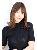シルキー外ハネスタイル