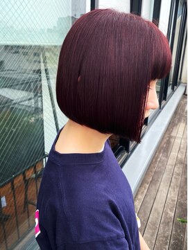 ベチカ(vetica) ラズベリーパープル×ミニボブ