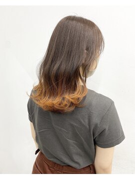 アライブ キチジョウジ(ALIVE Kichijoji) 【ALIVE吉祥寺】フェザーバング＊オレンジグラデーション