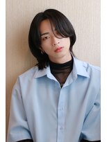 アドール(ADOR)&nbsp;[MIHO*ADOR] センターパート / マッシュウルフ / 黒髪 / 人気