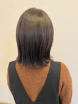 フラテロ(fratello) 【fratello】鈴木担当《オリーブベージュ×パツッとBOB》
