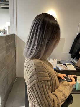 タオ 河原町(Tao) ボブとバレイヤージュ